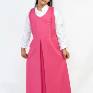 شيال زهري ابتدائي بأزرار مزدوجة وكسرات