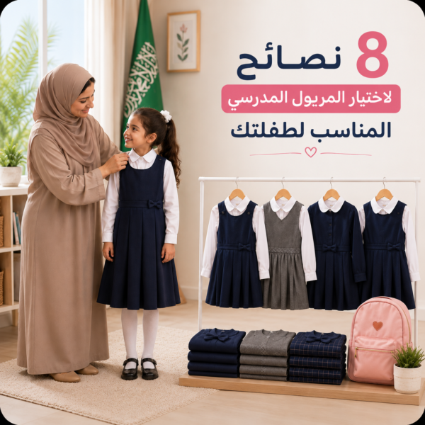 8 نصائح لاختيار المريول المدرسي المناسب لطفلتك